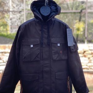 WALLS MODERN WORK INSULATED HOODED COAT‎ (M) BROWN